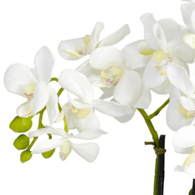 Image showing  Faux Phalaenopsis Silk Flower Arrangement