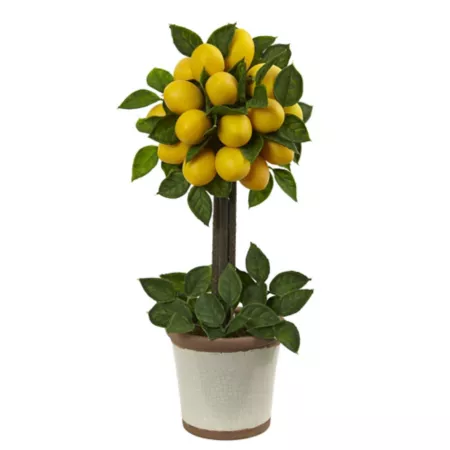 Nearly Natural 18" Artificial Lemon Ball Arrangement Artificial Plants & Flowers