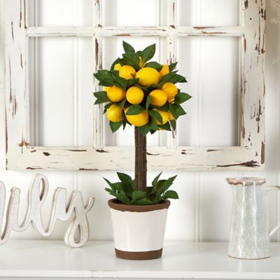 Image showing  18 in. Artificial Lemon Ball Arrangement