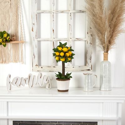 Image showing  18 in. Artificial Lemon Ball Arrangement