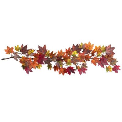 Nearly Natural 60 in. Maple Leaf Garland