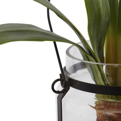 Image showing  24 in. Artificial Amaryllis Plant in Vase