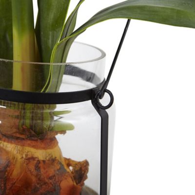 Image showing  24 in. Artificial Amaryllis Plant in Vase