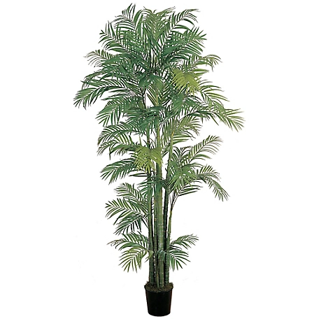 Nearly Natural 7 ft. Areca Artificial Silk Palm Tree