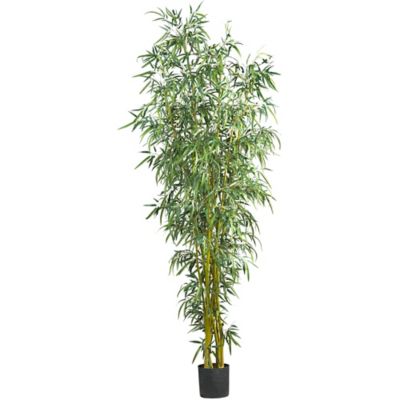 Nearly Natural 8 ft. Fancy Style Bamboo Silk Tree