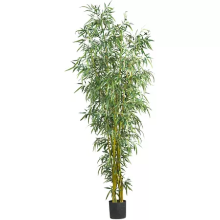 8 ft Almost Natural Fancy Style Bamboo Silk Tree Artificial Plants & Flowers