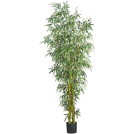 Nearly Natural 8 ft. Fancy Style Bamboo Silk Tree