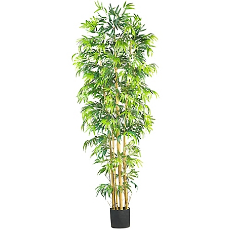 Nearly Natural 7 ft. Bambusa Artificial Bamboo Silk Tree