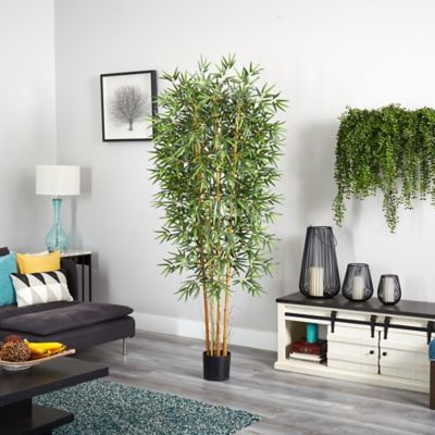 Image showing  7 ft. Bambusa Artificial Bamboo Silk Tree