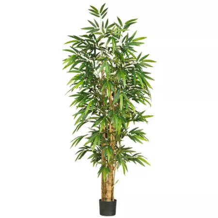 Nearly Natural 6 Foot Bellied Bamboo Silk Tree Artificial Plants & Flowers