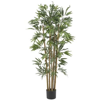Nearly Natural 4 ft. Multi Bambusa Bamboo Silk Tree