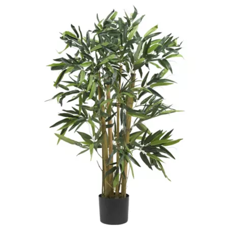 3 Foot Almost Natural Biggy Bamboo Silk Tree Artificial Plants & Flowers