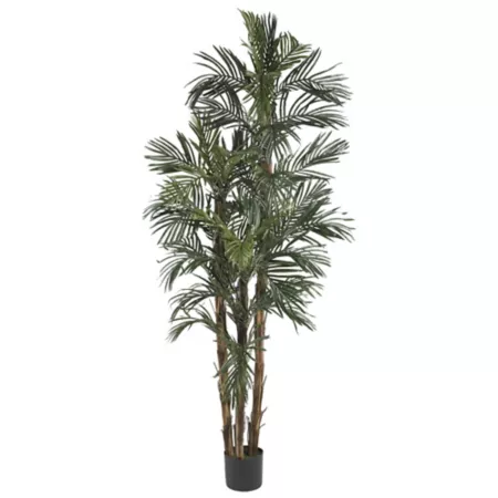 Nearly Natural 6 ft Robellini Artificial Silk Palm Tree Artificial Plants & Flowers