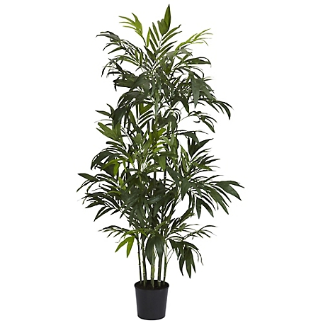 Nearly Natural 6 ft. Bamboo Palm Silk Tree