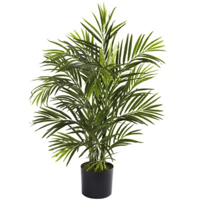 Nearly Natural 2.5 ft. Artificial Indoor/Outdoor UV-Resistant Areca Palm Tree