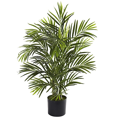 Nearly Natural 2.5 ft. Indoor/Outdoor UV-Resistant Areca Artificial Palm Tree