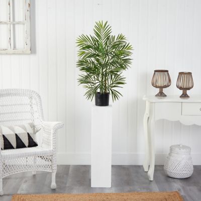 Image showing 4 th Nearly Natural 2.5 ft. Artificial Indoor/Outdoor UV-Resistant Areca Palm Tree