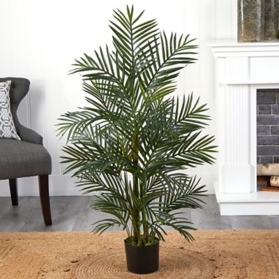 Image showing  3.5 ft. Artificial Indoor/Outdoor UV-Resistant Areca Palm Tree