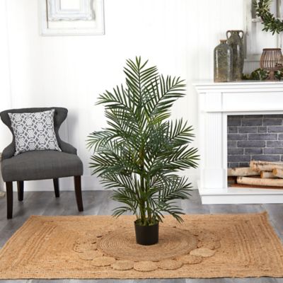 Image showing 5 th Nearly Natural 3.5 ft. Artificial Indoor/Outdoor UV-Resistant Areca Palm Tree
