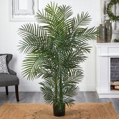 Image showing  4.5 ft. Indoor/Outdoor UV-Resistant Areca Palm Artificial Tree