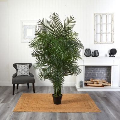Image showing  6.5 ft. Artificial Indoor/Outdoor UV-Resistant Areca Palm Tree