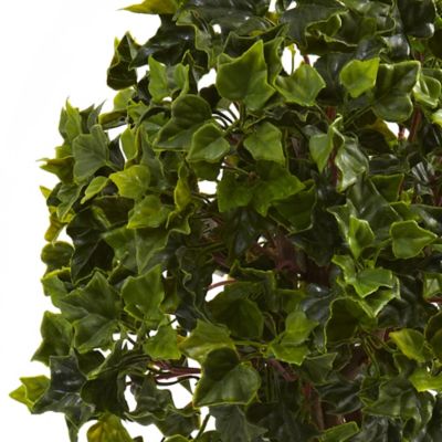 Image showing  2.5 ft. Artificial Indoor/Outdoor UV-Resistant English Ivy Topiary