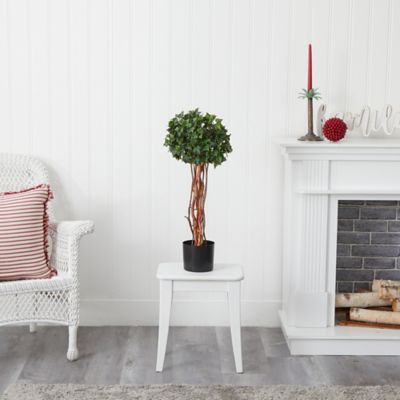 Image showing  2.5 ft. Artificial Indoor/Outdoor UV-Resistant English Ivy Topiary