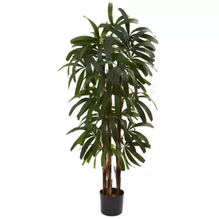 Almost natural 4 foot faux Raphis palm tree Artificial Plants & Flowers