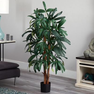 Image showing  4 ft. Artificial Raphis Palm Tree