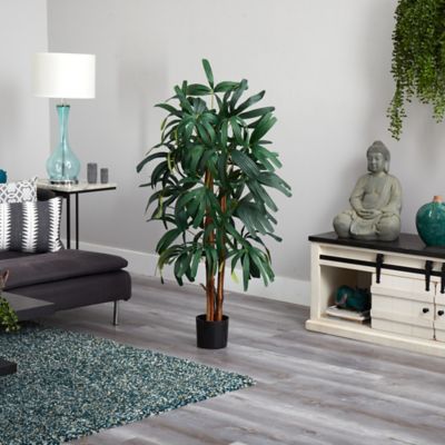 Image showing  4 ft. Artificial Raphis Palm Tree