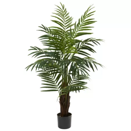 4 Foot Almost Natural Artificial Areca Palm Tree Artificial Plants & Flowers