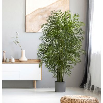 Image showing  7.5 ft. Indoor/Outdoor UV-Resistant Areca Artificial Palm Tree