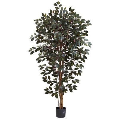 Nearly Natural 6 ft. Faux Capensia Ficus Tree