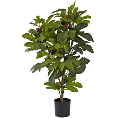 Image showing  32 in. Artificial Fig Tree with 15 Figs