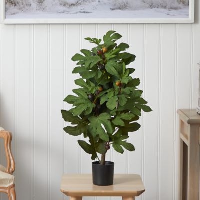Image showing  32 in. Artificial Fig Tree with 15 Figs