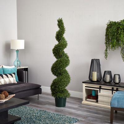 Image showing  6 ft. Indoor/Outdoor Rosemary Spiral Tree