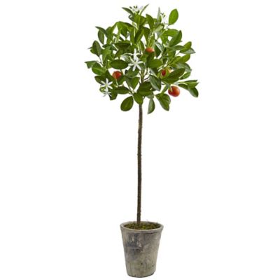 Image showing  38 in. Artificial Potted Orange Tree