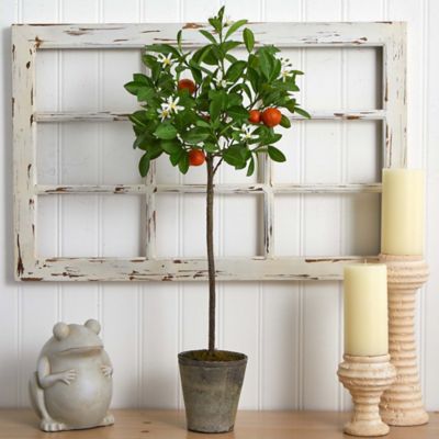 Image showing  38 in. Artificial Potted Orange Tree