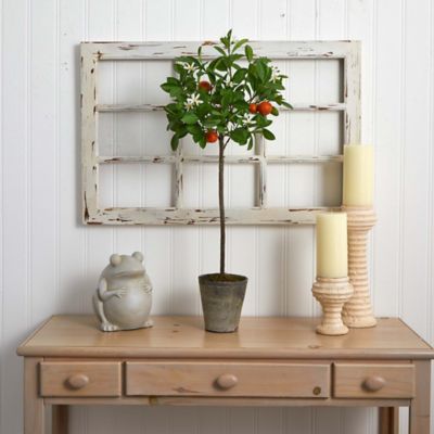 Image showing  38 in. Artificial Potted Orange Tree