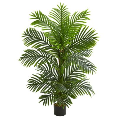 Nearly Natural 4 ft. Artificial Bamboo Palm Tree