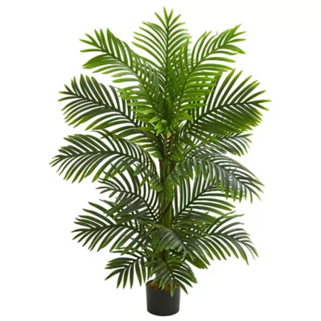 Nearly Natural 4 Foot Artificial Bamboo Palm Tree Artificial Plants & Flowers