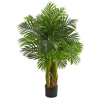 Nearly Natural 4 ft. Artificial Kentia Palm Tree