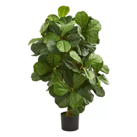 3.5 ft Almost Natural Artificial Fiddle Leaf Tree Artificial Plants & Flowers