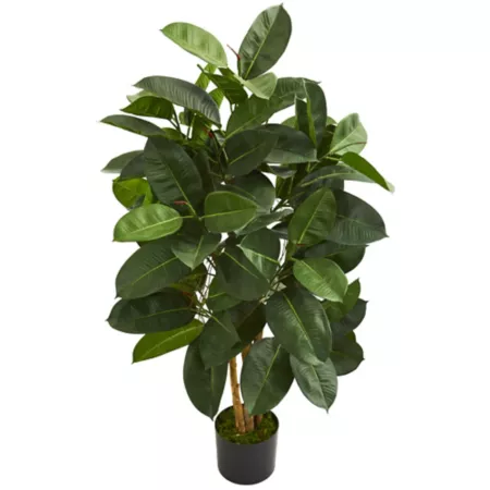 Almost Natural 4 Foot Artificial Oak Ficus Tree Artificial Plants & Flowers