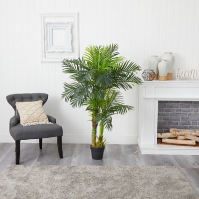 Image showing  5 ft. Double Stalk Hawaii Palm Artificial Tree