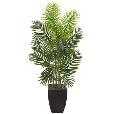 Nearly Natural 5.5 ft. Paradise Palm Artificial Tree in Square Planter