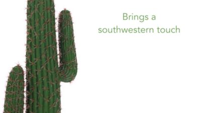 Image showing  4.5 ft. Artificial Cactus Plant