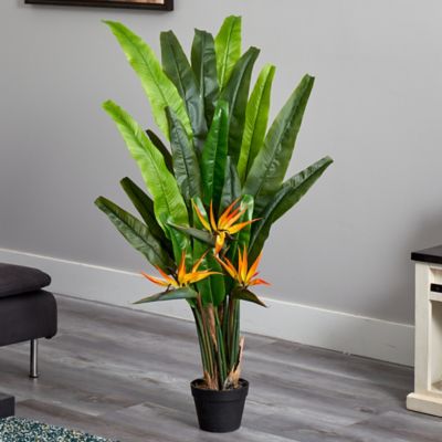 Image showing  4.5 ft. Bird of Paradise Artificial Plant