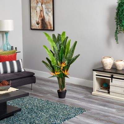 Image showing  4.5 ft. Bird of Paradise Artificial Plant