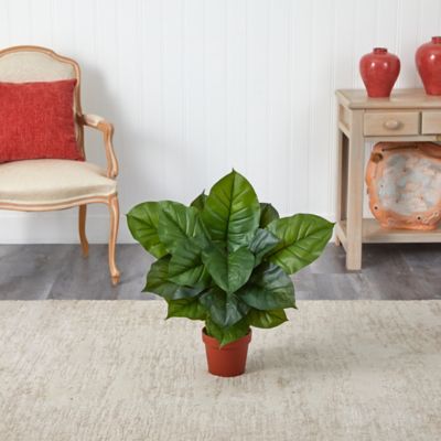 Image showing  18 in. Silk Philodendron Plant with Real Touch